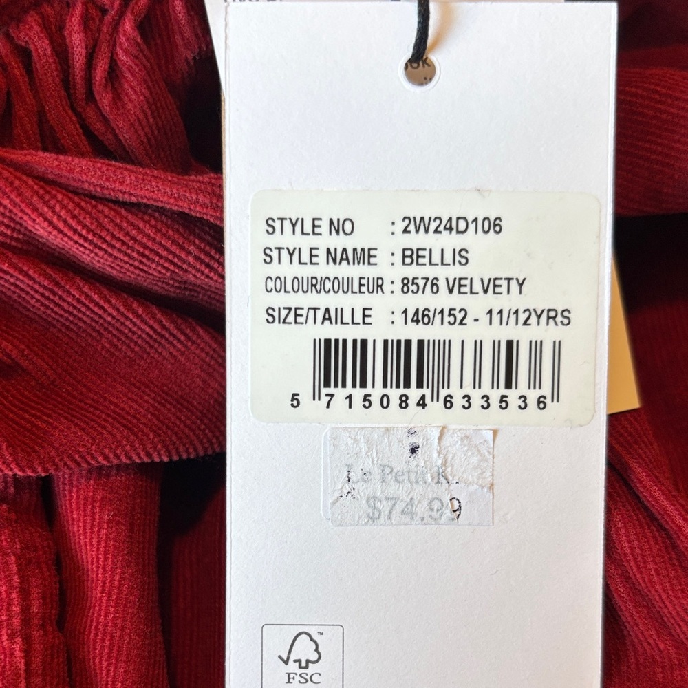 Molo Velvety Red Skirt